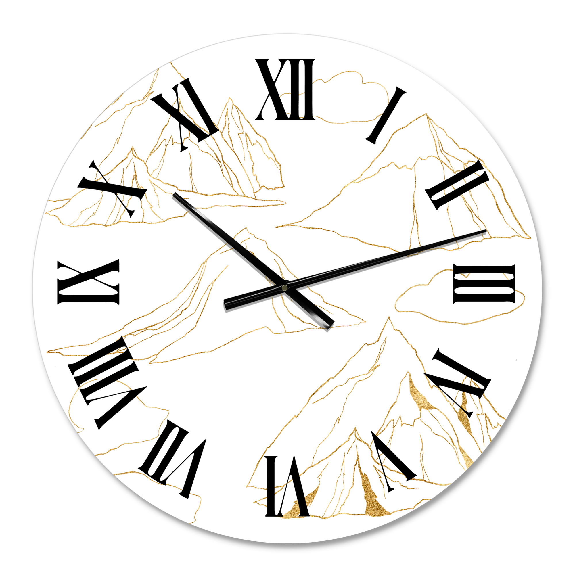 Designart 1 in Modern,Contemporary Wall Clock