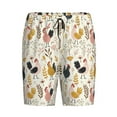 thumbnail image 4 of Fotbe Cartoon Chickens Pajama Shorts for Men, Men's Pajama Bottoms, Sleepwear,Short Pajama Pants-XX-Large, 4 of 9