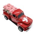 thumbnail image 2 of Gaiwos Valentines Day Vintage Car Figurine 5.12 inches, Farmhouse Vintage Mini Truck with Flowers, for Home Wedding Engagement Favors Valentines Day Gift, 2 of 6