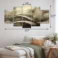 thumbnail image 4 of Designart "Scenic Beauty of Green Ferns V" Floral Metal Wall Décor Set, 4 of 5