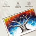 thumbnail image 6 of Elephant Stock Rainbow Tree Wall Art - Horizontal Canvas Wall Art - Living Room Wall Decor - Floral And Botanical Canvas - Gray And Orange Decor By Ashvin Harrison - 30" x 20", 6 of 8