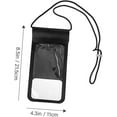 thumbnail image 2 of 1pc Mobile Bag Neck Lanyard Cell Phone Pouch Case Underwater Phone Pouch Phone Dry Bag Tpu Black Touch Screen Phone Bag Touch Screen Pouch Touch Screen Phone Pouch Pouch, 2 of 5