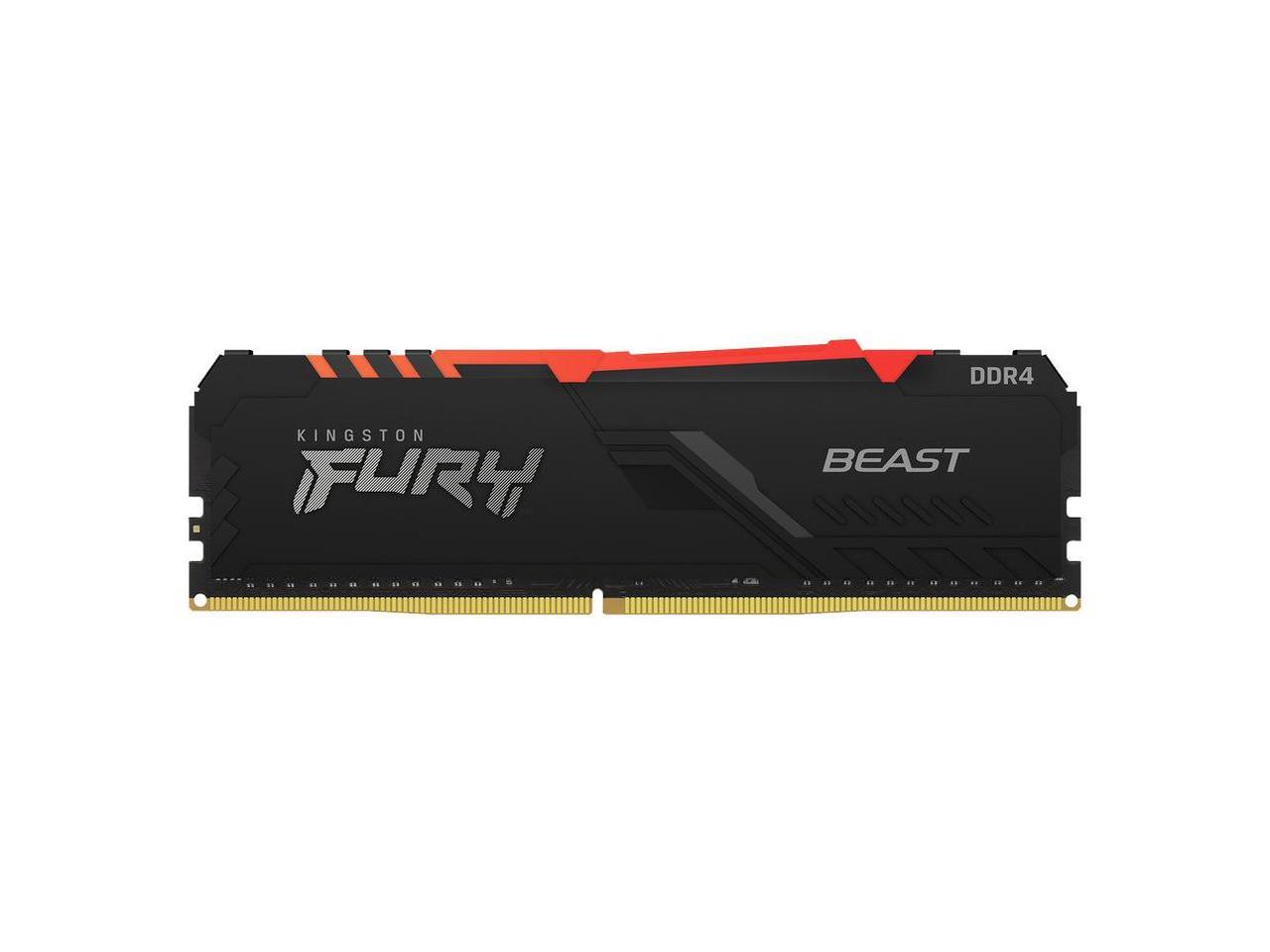 32GB Kingston Technology FURY Beast RGB 3200MHz DDR4 Memory Module