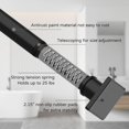 thumbnail image 3 of Tension Shower Curtain Rod es Shower Rod Tension Mounted No Drill Shower Curtain Rods Spring Tension Rod Adjustable Tension Curtain Rod for Windows Bathroom, 3 of 6