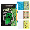 thumbnail image 1 of Libro de pegatinas Minecraft para niños con más de 1000 pegatinas y 28 hojas, 1 of 6