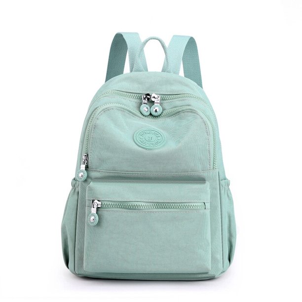 Mochila escolar de nailon para mujer, morral sencillo de viaje para estudiantes, bolso multifunción para exteriores, novedad de 2022 Fivean unisex