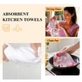 thumbnail image 6 of Pink Red Love Heart Valentines Kitchen Towel Dish Cloths Set of 2, Microfiber Soft Kitchen Hand Towels, Watercolor Love Heart Absorbent Quick Drying Dishcloths 18 x 28 Inches, 6 of 8
