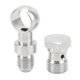 thumbnail image 1 of Kit De Pernos Banjo, Adaptadores De Limitador De Alimentación De Aceite Turbo M18x1.5mm A 6AN Para Evitar Fugas, Calidad OEM De Alta Precisión Para Turbocompresor ANGGREK Turbo Oil Feed Restrictor, 1 of 8