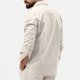 thumbnail image 4 of pstuiky Camisas casuales de manga larga para hombre, Camisa informal de moda para hombre, cuello vuelto, manga larga, transpirable, blusa salir tops l, 4 of 7
