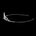 thumbnail image 4 of Tiara de cristal para novia / Horquillas para el cabello / Diadema / Lazo para el cabello (Plateado), 4 of 7