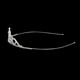 thumbnail image 4 of Tiara de cristal para novia, pasadores para el pelo, diadema y lazo para el pelo (plateado), 4 of 5