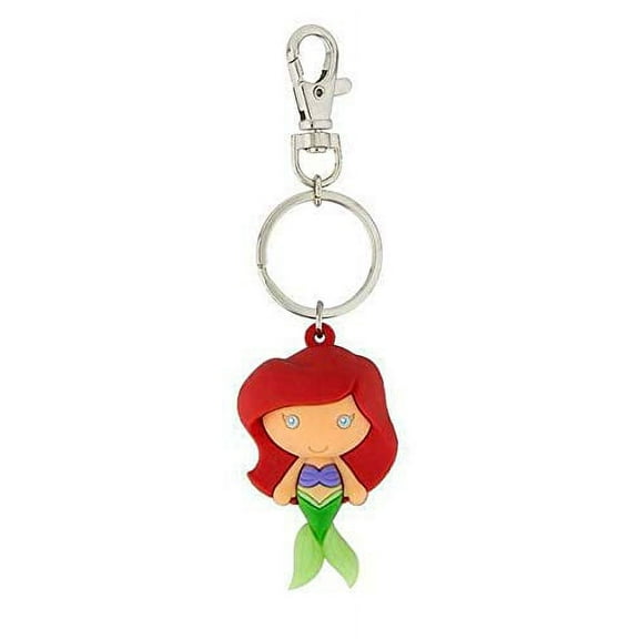 Disney Parks Little Mermaid Ariel Kawaii Keychain Key Chain New