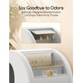 thumbnail image 5 of Smart Automatic Self-Cleaning Kitty Litter Box, APP Control/Integrated Safety Protection, Yellow, 5 of 6