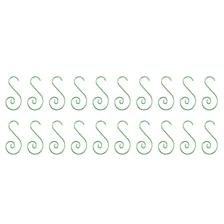 

Midsumdr Organization And Storage 20 PCS Ornament Hooks - Light Band Hook Decorating Metal Wire Hangers For Deco Storage Bins Storage Cabinet