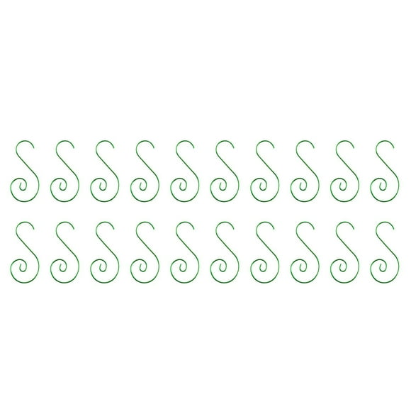 CEHVOM 20 PCS Ornament Hooks - Light Band Hook Decorating Metal Wire Hangers For Deco Clearance