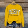 thumbnail image 5 of Craaazy Women's Christmas Shirt Long Sleeve Merry Christmas Sweatshirts Casual Pullover Tops Gifts, 5 of 5