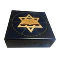 thumbnail image 5 of Blue Star of David Secret Jewelry Keepsake Box Judaica Polish Handmade Jewelry Box, 5 of 5