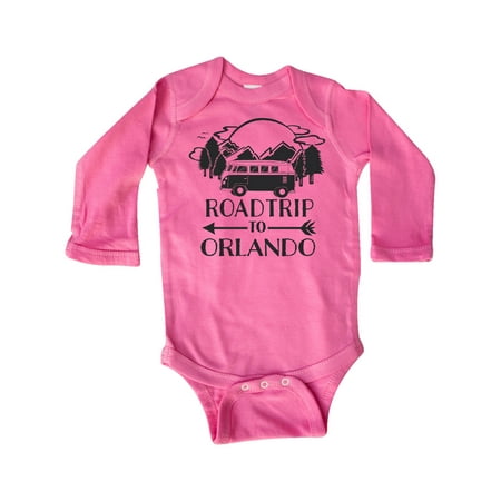 

Inktastic Road Trip To Orlando Gift Baby Boy or Baby Girl Long Sleeve Bodysuit