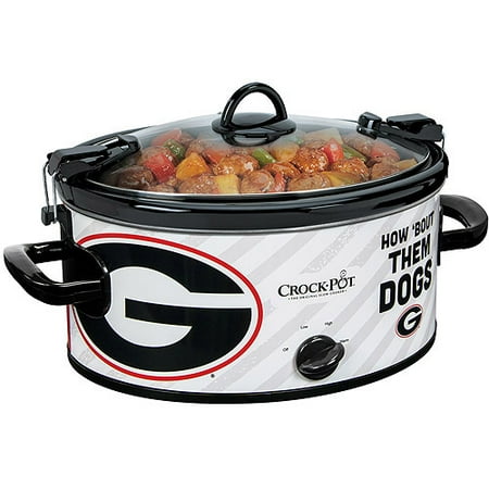 Crock-Pot 6-Quart NCAA Slow Cooker, Georgia - Walmart.com