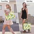 thumbnail image 6 of Large Capacity Tote Bag,Yellow Lemon Fruit Limes White Pattern Handbag Fashion Luxury Tote Bag,15.7"x13"x 5.1" Inches,Laptop Compatible, 6 of 6