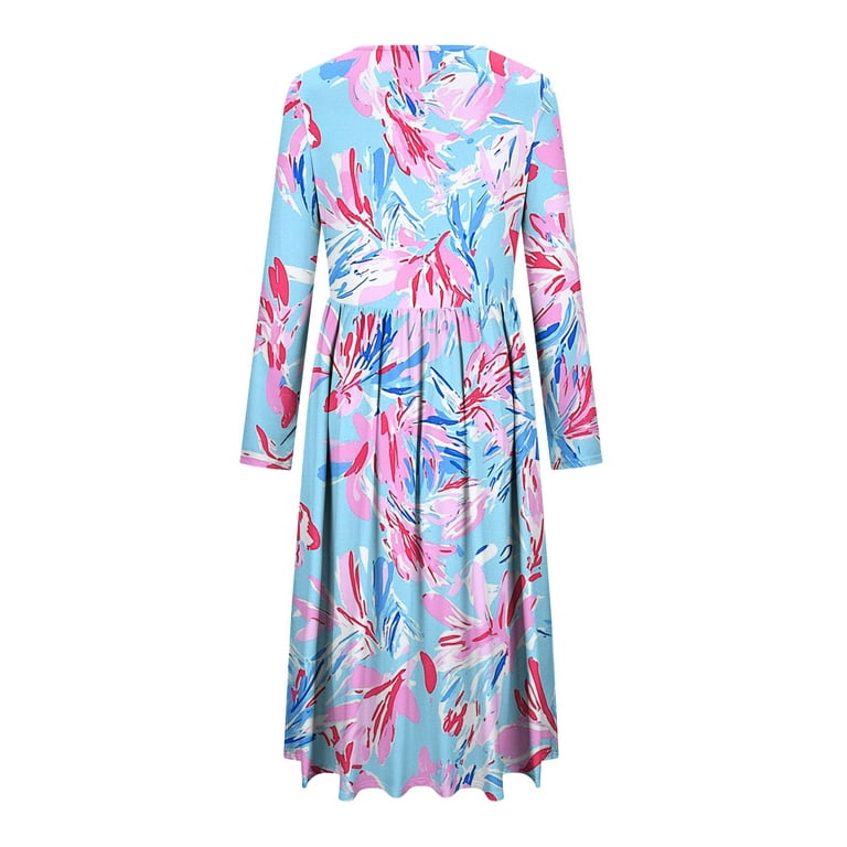 womens midi holiday dress Elegant Floral Party Dress for Baby Girls (12–18 Months) – Inaabia main image 1