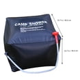 thumbnail image 2 of TEHAUX 1Ensemble Sac de Douche Solaire Portable en PVC avec Sangle pour Camping Randonnée et Bain, 2 of 7