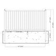 thumbnail image 3 of ALEKO FENCELYON8X4 Lyon Style Unassembled Steel Fence, 8' x 4' Black, 3 of 5
