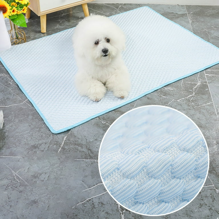Deyuer Pet Cooling Mat Smudge-proof Refreshing Feel Larger Space