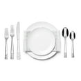 thumbnail image 5 of KitchenTrend 20-Piece Silverware Set,  Stainless Steel Flatware Cutlery Set, Service for 4 in Dishwasher Safe, Checkmate, 5 of 9