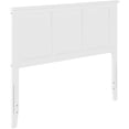 thumbnail image 1 of Leo & Lacey Madison Full Solid Wood Panel Headboard in White, 1 of 3