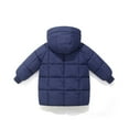 thumbnail image 4 of Ruyang Kids Winter Puffer Coat Baby Boys Girls Padded Warm Quilted Down Parka Lightweight Mock Neck Zip Up Hooded Jacket, 4 of 4