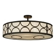 thumbnail image 2 of Meyda Tiffany 132744 Revival Deco Cilindro 4 Light 36" Wide Semi-Flush Drum Ceiling, 2 of 5