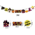 thumbnail image 4 of Streamers Witch Halloween Pumpkin Flags Festival Ornaments Hanging Garland Paper Chain Halloween Decor Halloween Banner 6, 4 of 8