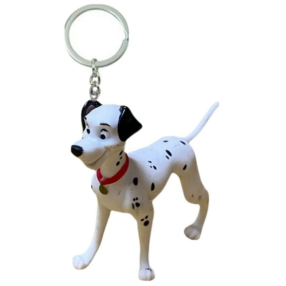 101 Dalmatians Pongo Dog 3" Key Ring Keychain Ornament Pvc Figure Charm