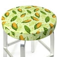 thumbnail image 3 of Disketp Fresh Corn Funda Redonda para Taburete, Funda de Cojín para Silla de Bar Suave y Elástica-14 inch, 3 of 7