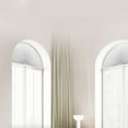 thumbnail image 4 of Arch Window Shades No Tools Light Filtering Fabric Shade Stick on Half Circle Round Pleated Blinds Arched Window Covering for Bedroom Kitchen Bathroom, 4 of 8