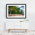thumbnail image 2 of Higgs Beach Palms - Key West Florida Photography Palm Tree Tropical Beach Coastal Nature Scenic Landscape Black Framed Wall Art Print 5 x 7 inches, 2 of 4