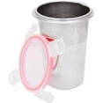 thumbnail image 2 of SynSpiritStore Stainless Steel Click & Seal Lock air Tight Glass Tumbler with Lid(400 ML), 2 of 2