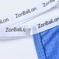 thumbnail image 3 of TANBOM Men's Nylon Thong Underwear 47cm Adjustable Buckle Tagless One Size Fits Comfort Design Bright Blue One Size, 3 of 6