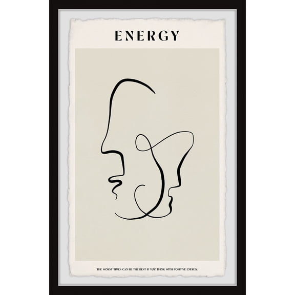 Marmont Hill Positive Energy Framed Painting Print