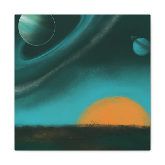 Uranus in Moonlight Glow - Canvas