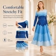 thumbnail image 5 of Bounce Dresses for Women Church, 2026 New Elegance in Pearls Mididress, Fashion Church Outfit, One Size Stretchy Loose, 5 of 8