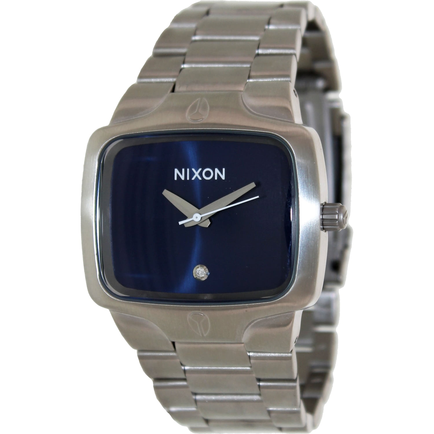 Nixon Men's Player A1401258 Silver Stainless-Steel Quartz Watch