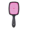 thumbnail image 1 of Graflsoa Ergonomic Paddle Hair Brush for Detangling, Scalp Massage, and Smooth Styling - Dark Pink, Dry & Wet Use, Anti-Static, Non-Slip Handle, Lightweight Design, 1 of 3