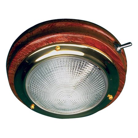 

Teak LED Dome Light - 5 in. Lens
