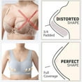 thumbnail image 7 of Teissuly Ladies Traceless Comfortable No Steel Ring Breathable Gathering Bra Woman Underwear, 7 of 7