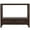 StyleC:Espresso, variant on UHOMEPRO Black Buffet Sideboard with 4 Doors, Retro Style Storage Cabinet with Adjustable Shelves, Curvy Edge Credenza for Dining Room, Compact 56in