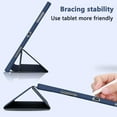 thumbnail image 4 of New iPad Pro 11 Case 2020 with Hard Back Cover -Transparent Lightweight Stand Case with Auto Sleep/Wake Feature BLUE, 4 of 8