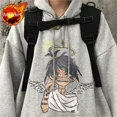 thumbnail image 3 of Ropa para hombre Sudaderas con capucha negras Sudaderas para hombre Nueva impresión de rock Sin marca En alta calidad Ofertas de bajo precio Ropa de calle Xxl, 3 of 5