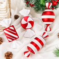 thumbnail image 3 of Christmas Ornament Creative Shape Vivid Color Eco-friendly Non-Fading Wide Application Decorative PVC Large Candy Pendant Christmas Decoration for Home, 3 of 10